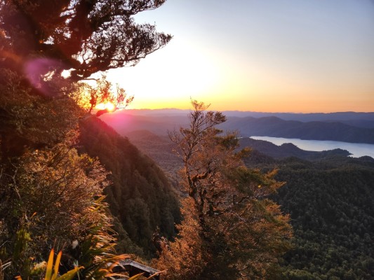 Sunset from near Panekire Hut, Barry Foster